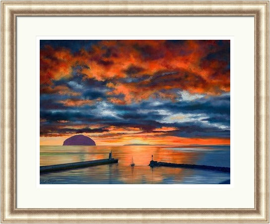 Sundown at Ailsa Craig by Scott McGregor