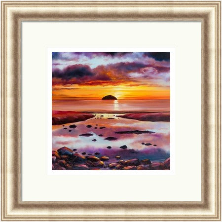 Scarlet Skies, Ailsa Craig by Scott McGregor