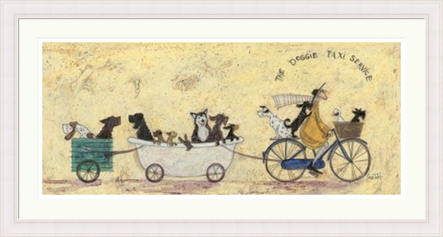 The Doggie Taxi Service by Sam Toft