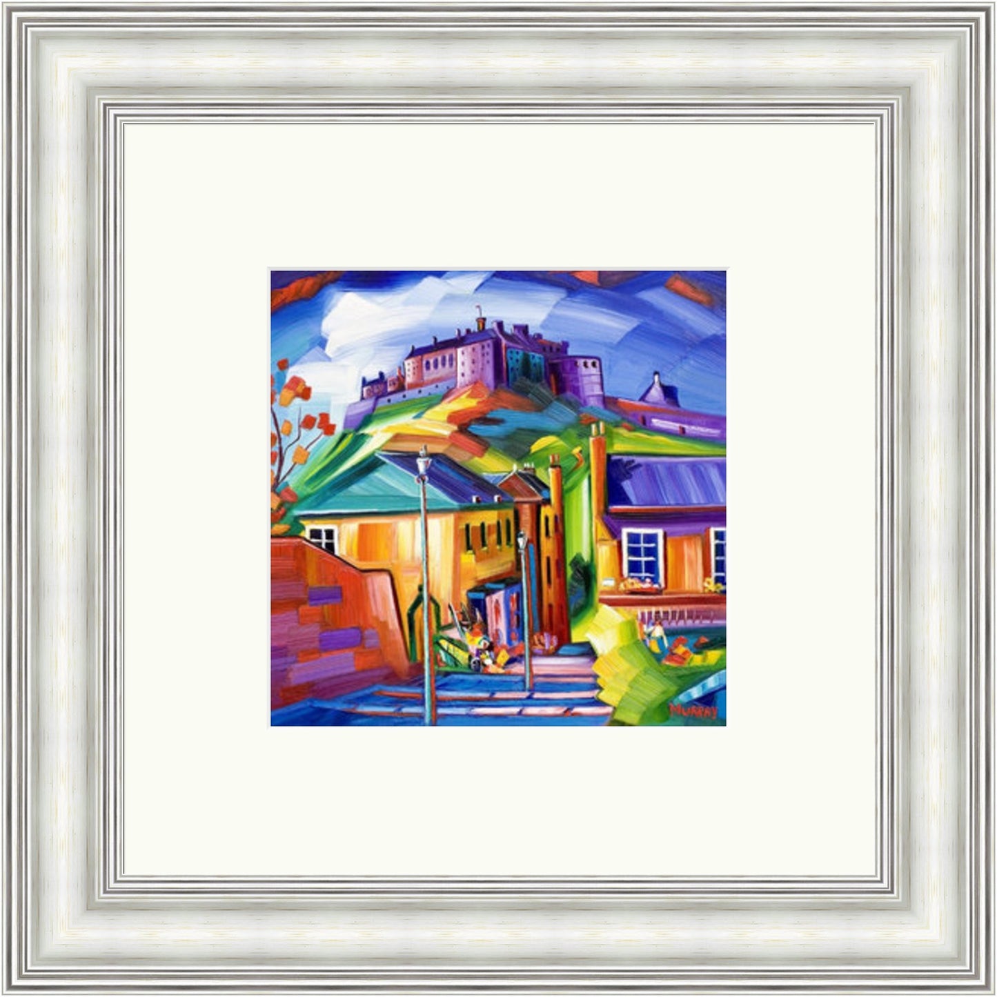 The Vennel and Edinburgh Castle by Raymond Murray