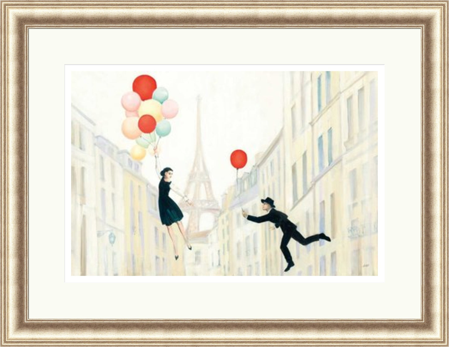 Aloft in Paris I by Julia Purinton