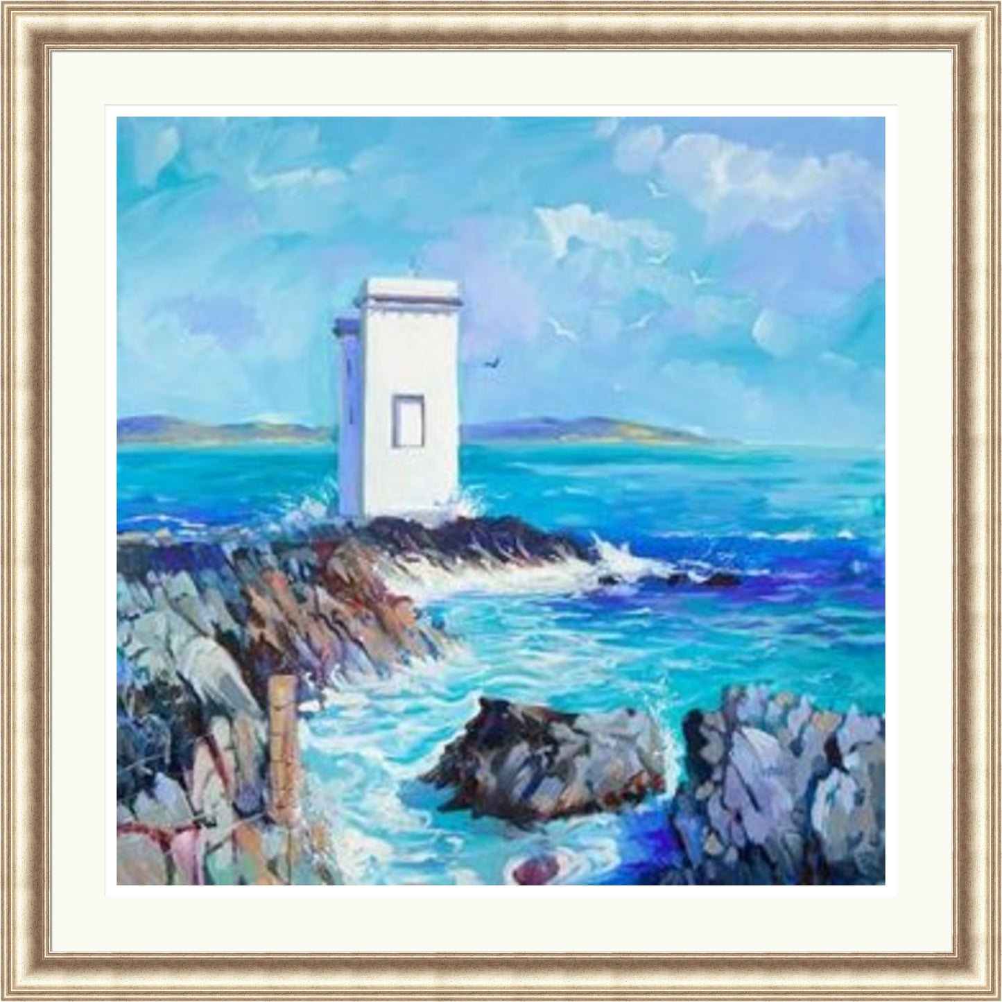 Carraig Fhada Lighthouse by Ann Vastano