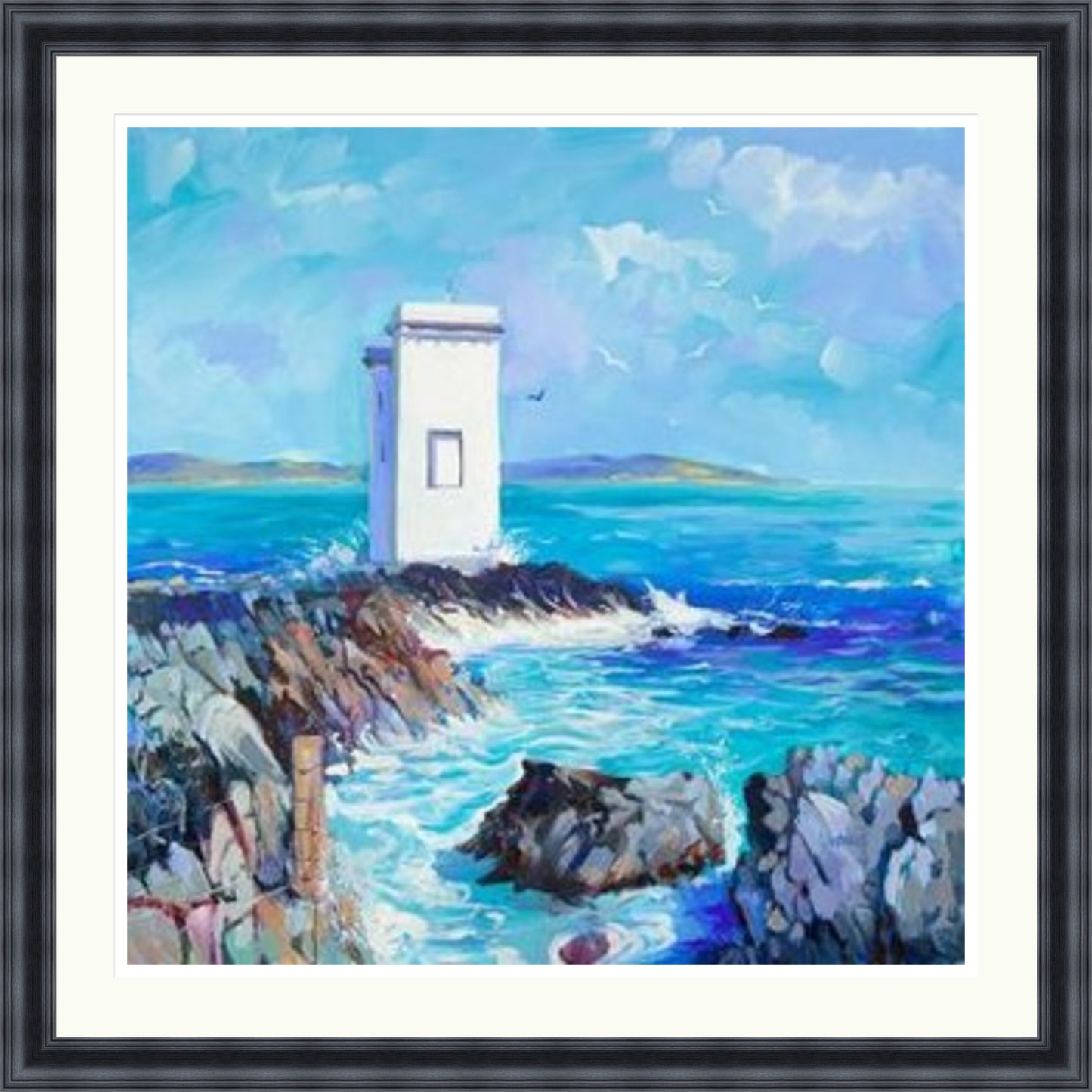 Carraig Fhada Lighthouse by Ann Vastano