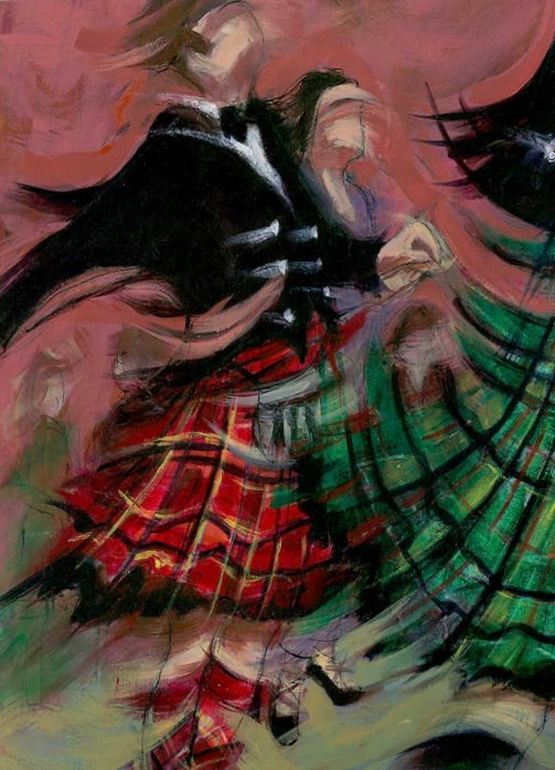On Your Toes Ceilidh Dancers by Janet McCrorie