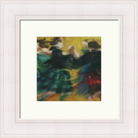 Spinning 4 Ceilidh Dancers by Janet McCrorie