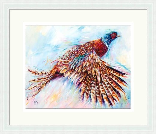 The Getaway Pheasant Art Print (Limited Edition) by Georgina McMaster