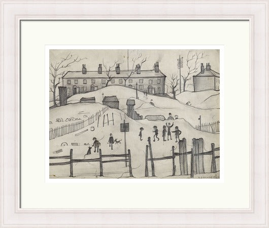 Houses In Broughton, 1937 by L S Lowry