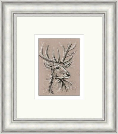 White Hart by Tori Ratcliffe framed miniature framed wall art print - alternate product image 4