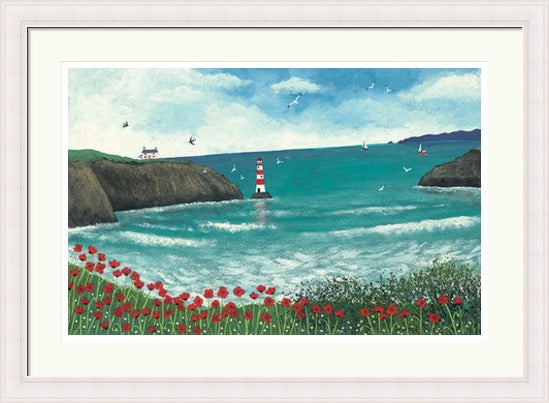 The Lighthouse at Poppy Bay by Jo Grundy