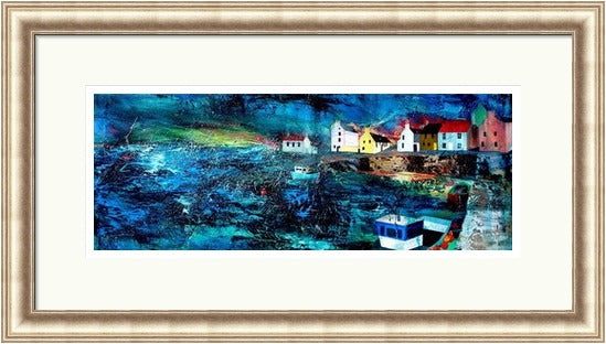 Buoys and Boats Signed Limited Edition by Fiona Matheson