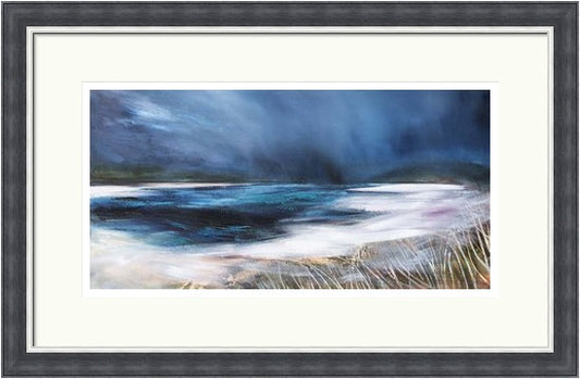 White Sand Blowing Signed Limited Edition by Fiona Matheson