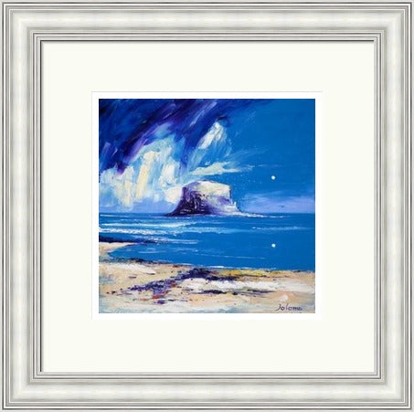 Light Rain on the Bass Rock by John Lowrie Morrison (Jolomo)