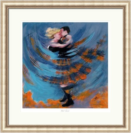 Hot Birl Ceilidh Dancers by Janet McCrorie