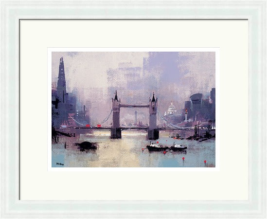 St Paul's and Tower Bridge by Colin Ruffell