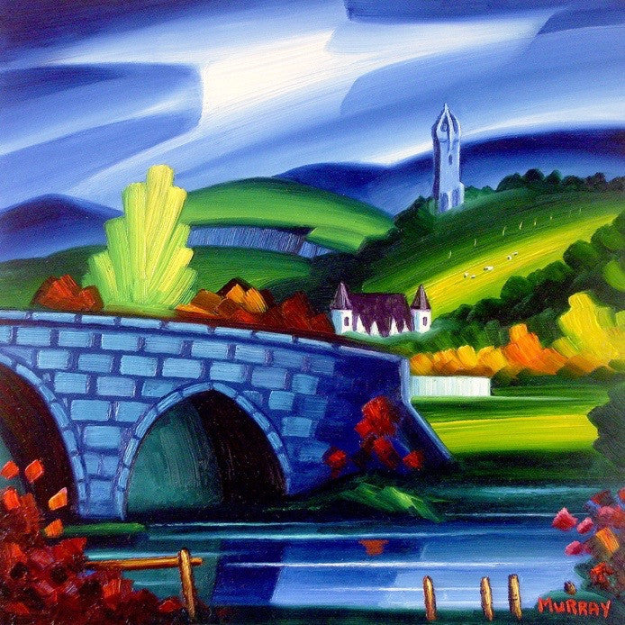 Stirling Bridge and the Wallace Monument by Raymond Murray