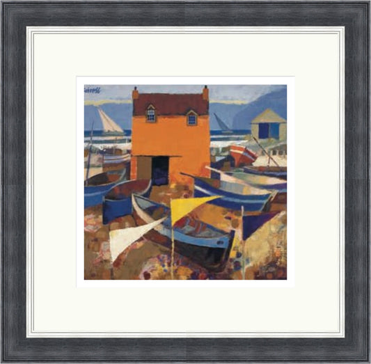 Boats & Marker Flags (Limited Edition) by George Birrell