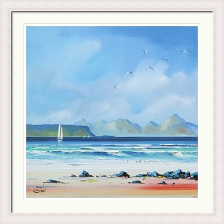 Sailing by Eigg by Daniel Campbell