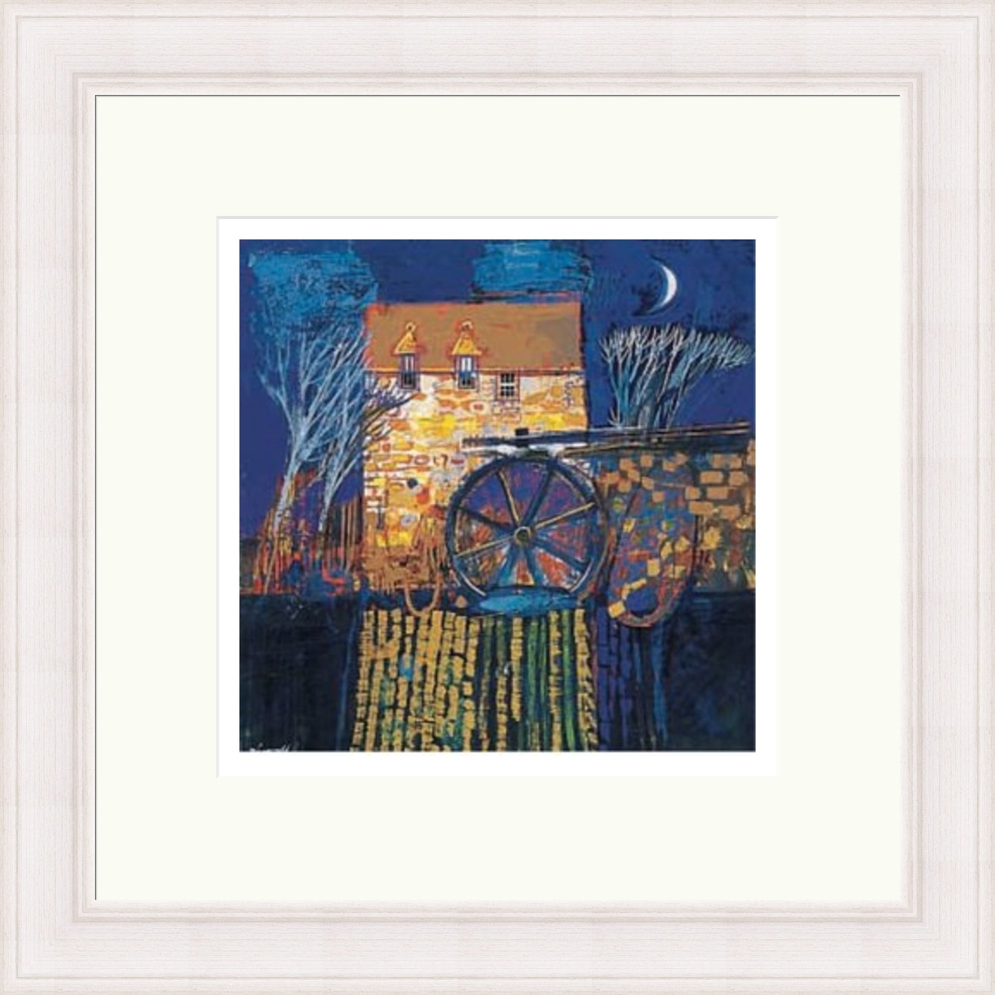Mill and Moon, Orkney by George Birrell