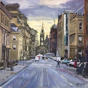 Early Morning, Towards St George's, Edinburgh by James Somerville Lindsay