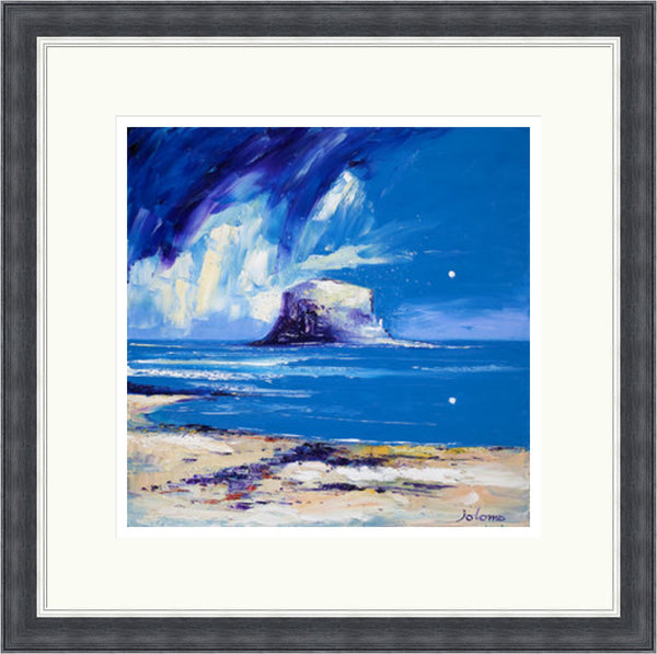 Light Rain on the Bass Rock by John Lowrie Morrison (Jolomo)