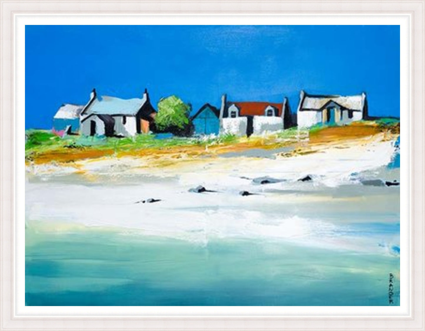 Sheltered Bay Along Eriskay by Garry Brander