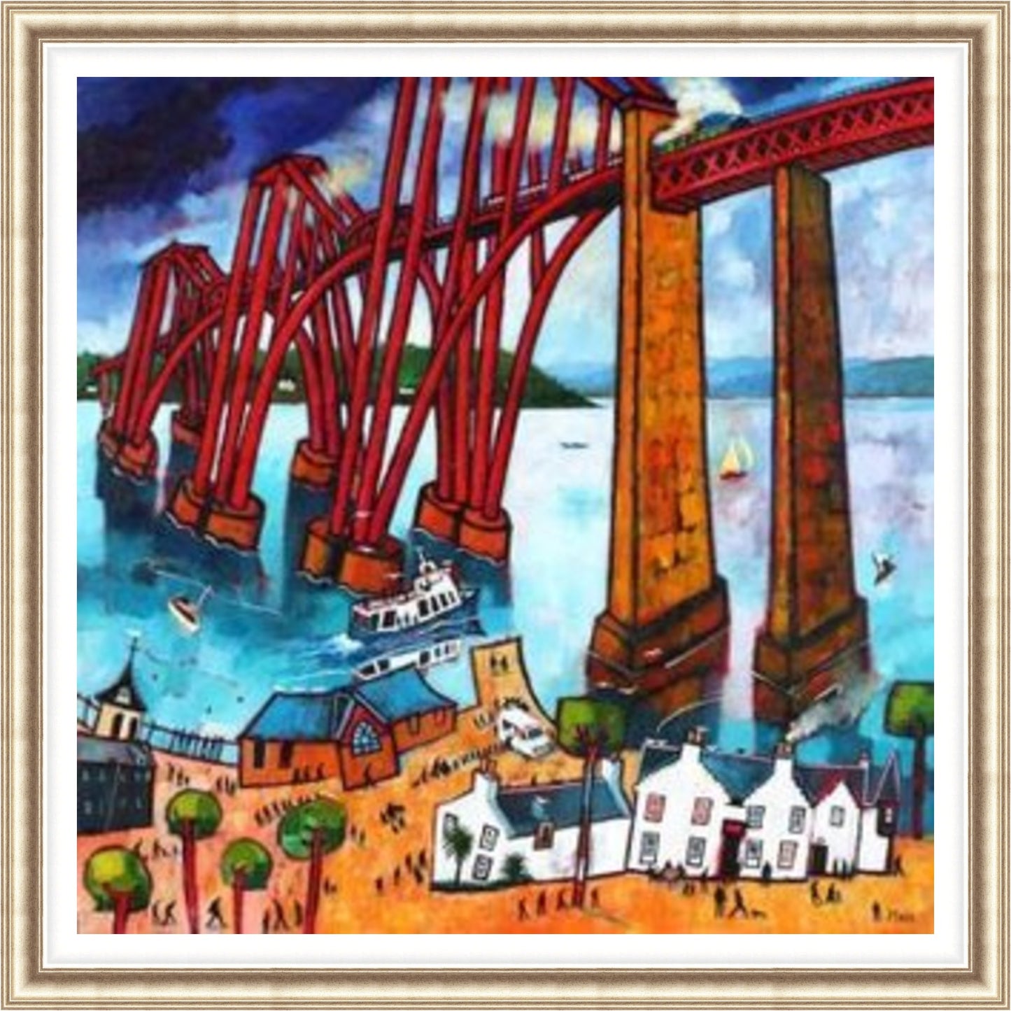 Crossing The Bridge by Rob Hain framed wall art print - alternate product image 18