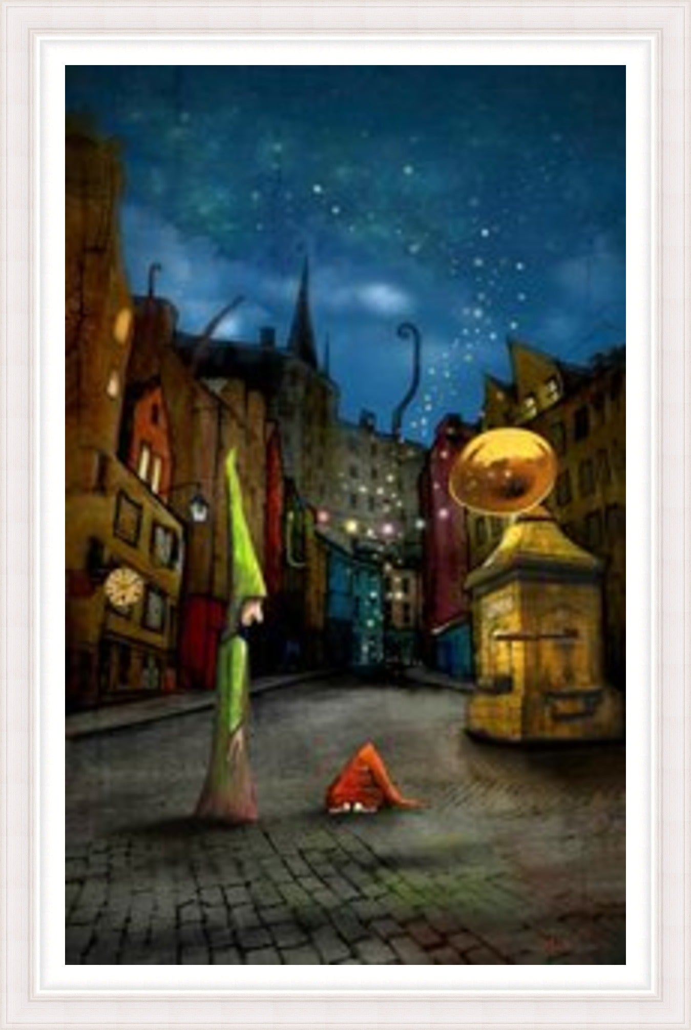 Silent Street Edinburgh (Victoria St & The West Bow) by Matylda Konecka