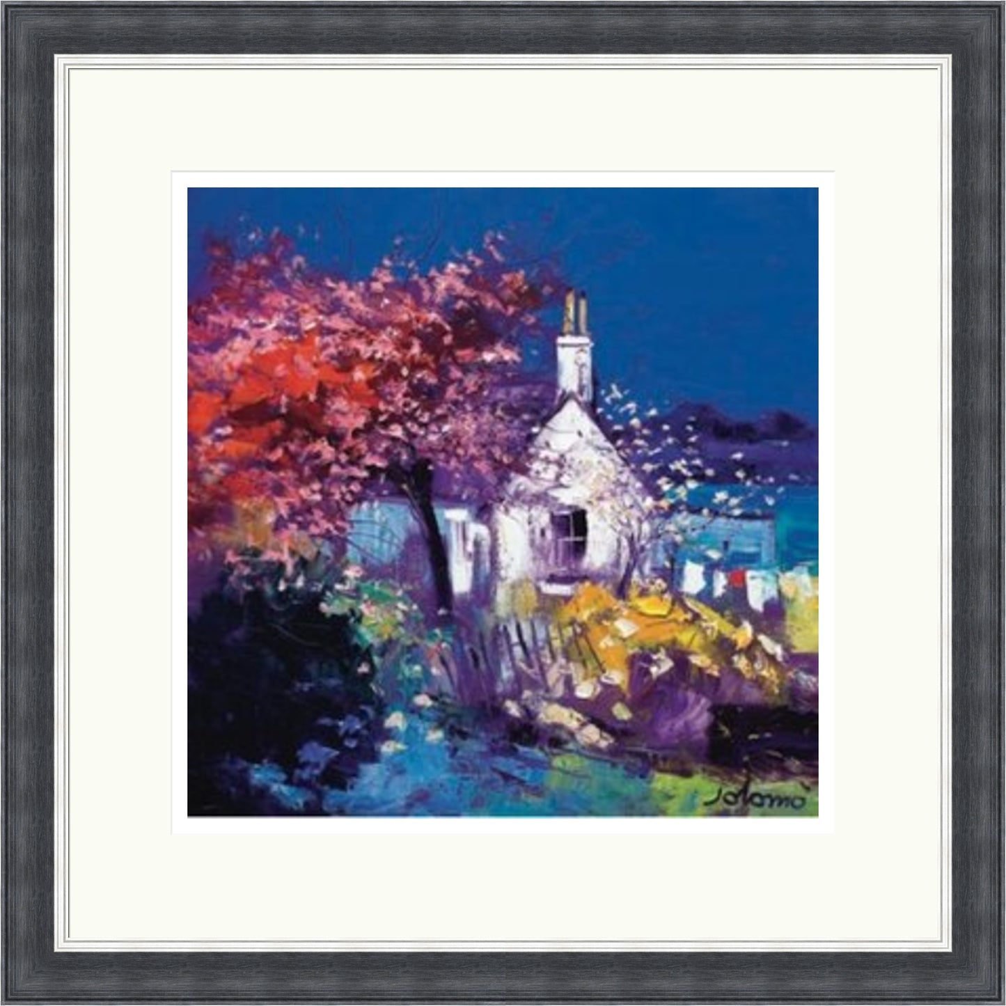 Spring at Crinan Signed Limited Edition by John Lowrie Morrison (JOLOMO)