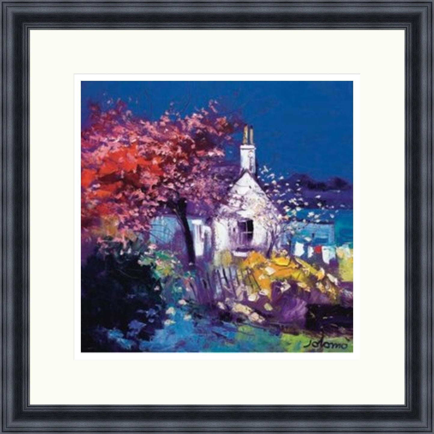 Spring at Crinan Signed Limited Edition by John Lowrie Morrison (JOLOMO)