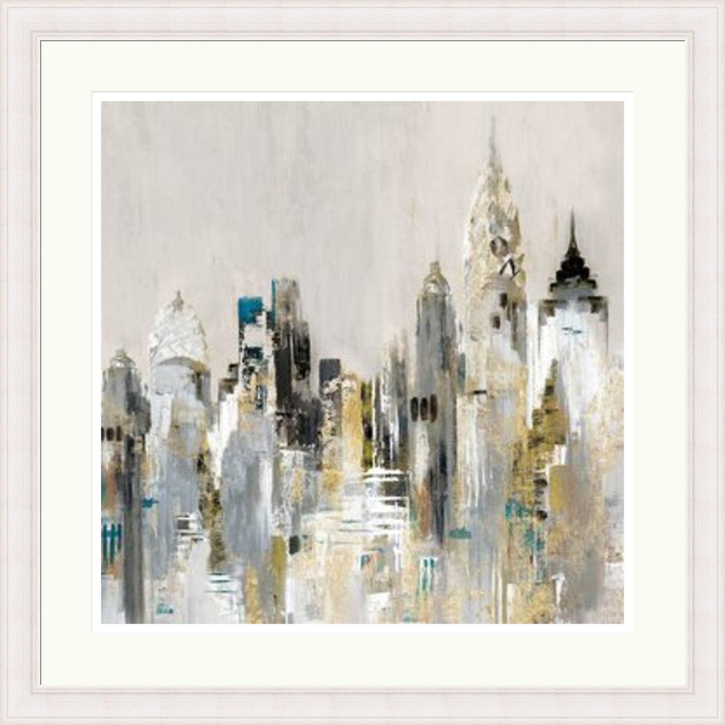 Golden Cityscape by Valeria Mravyan