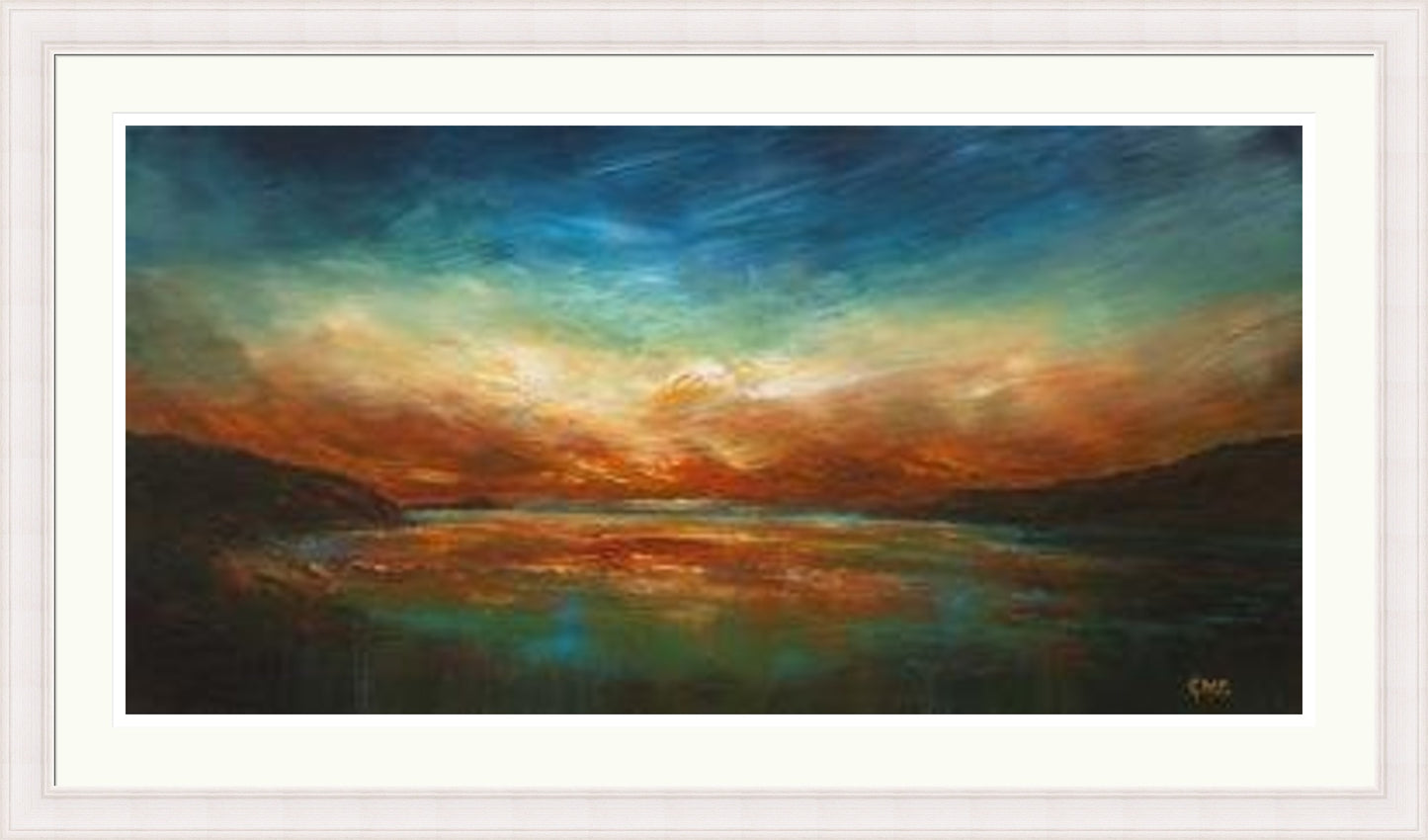 Flaming Light over Calgary by Grace Cameron