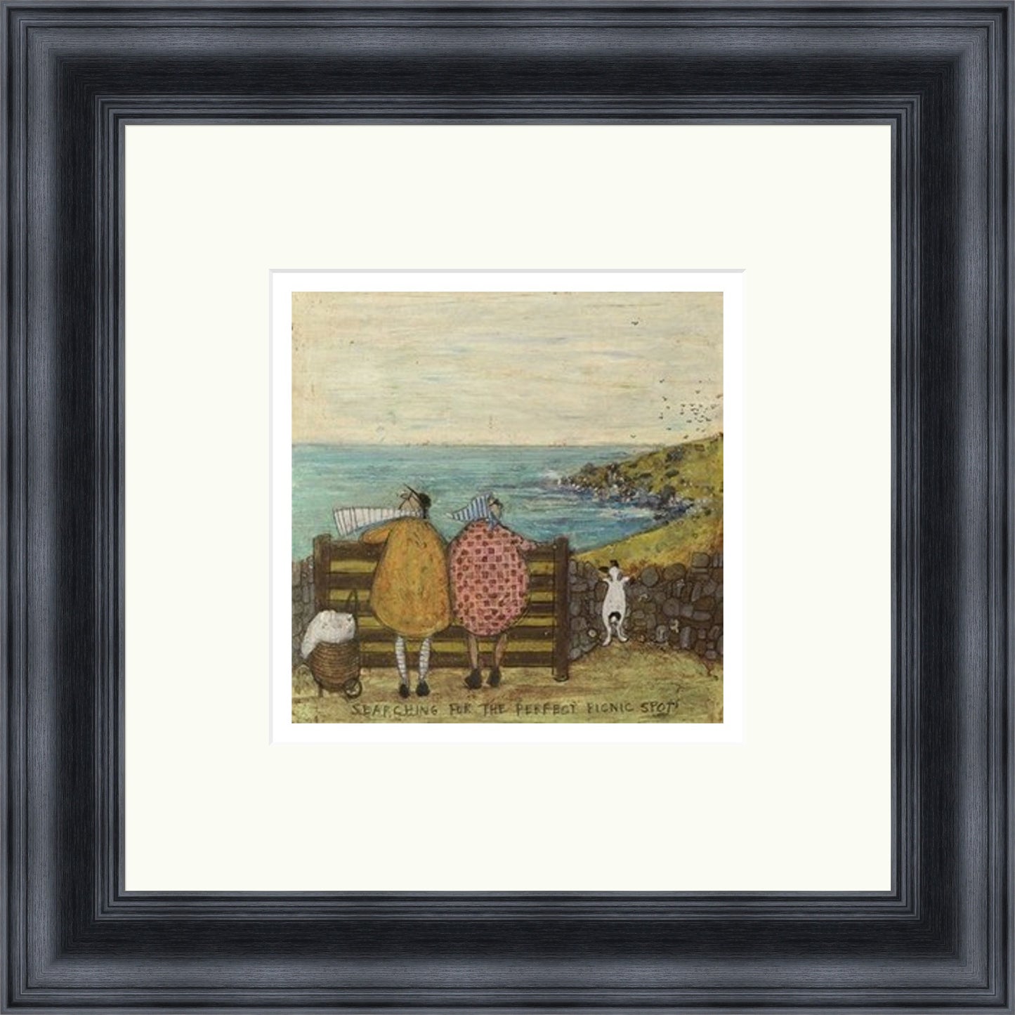 Searching for the Perfect Picnic Spot by Sam Toft framed sam toft wall art print - alternate product image 3