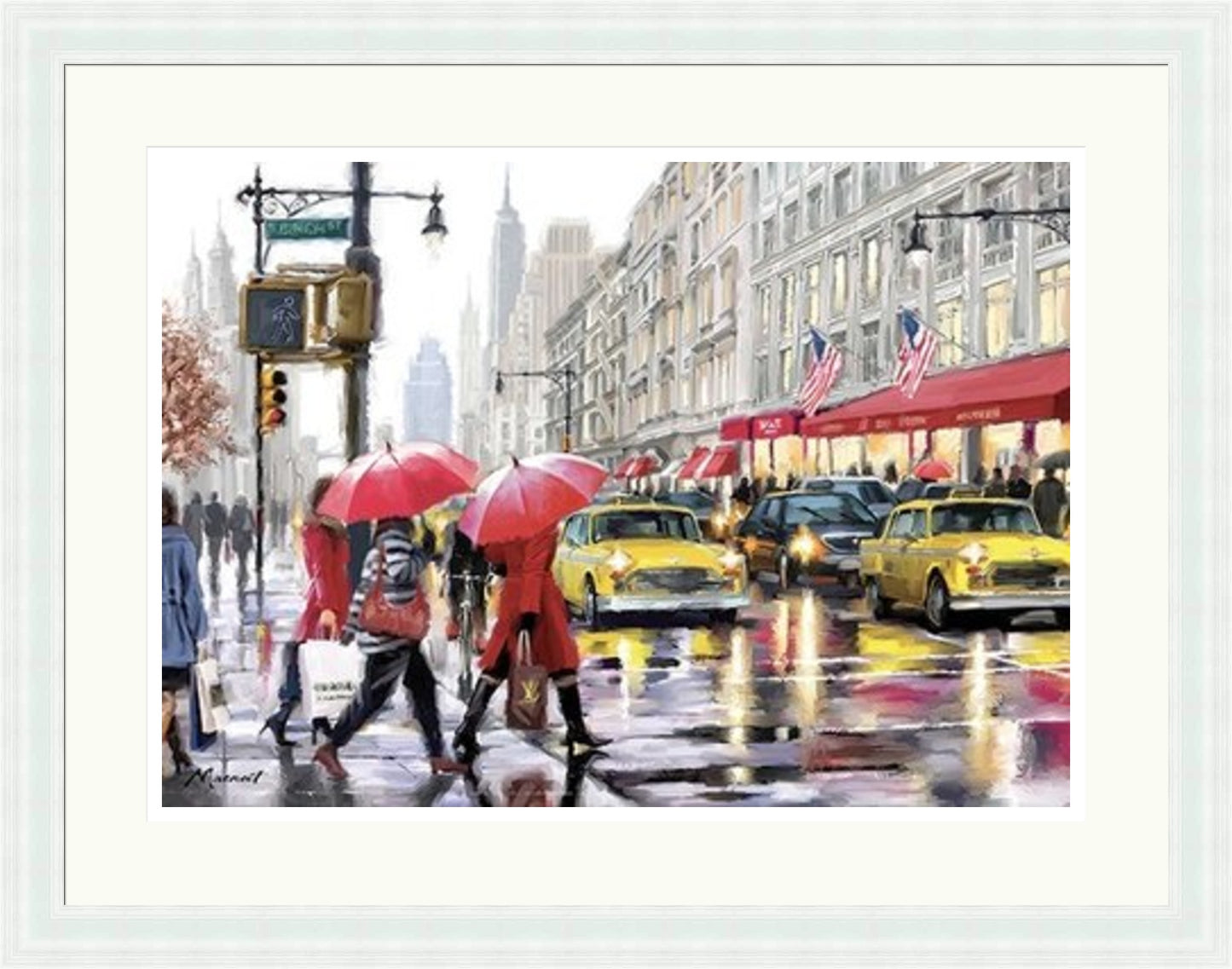 New York Shoppers by Richard MacNeil