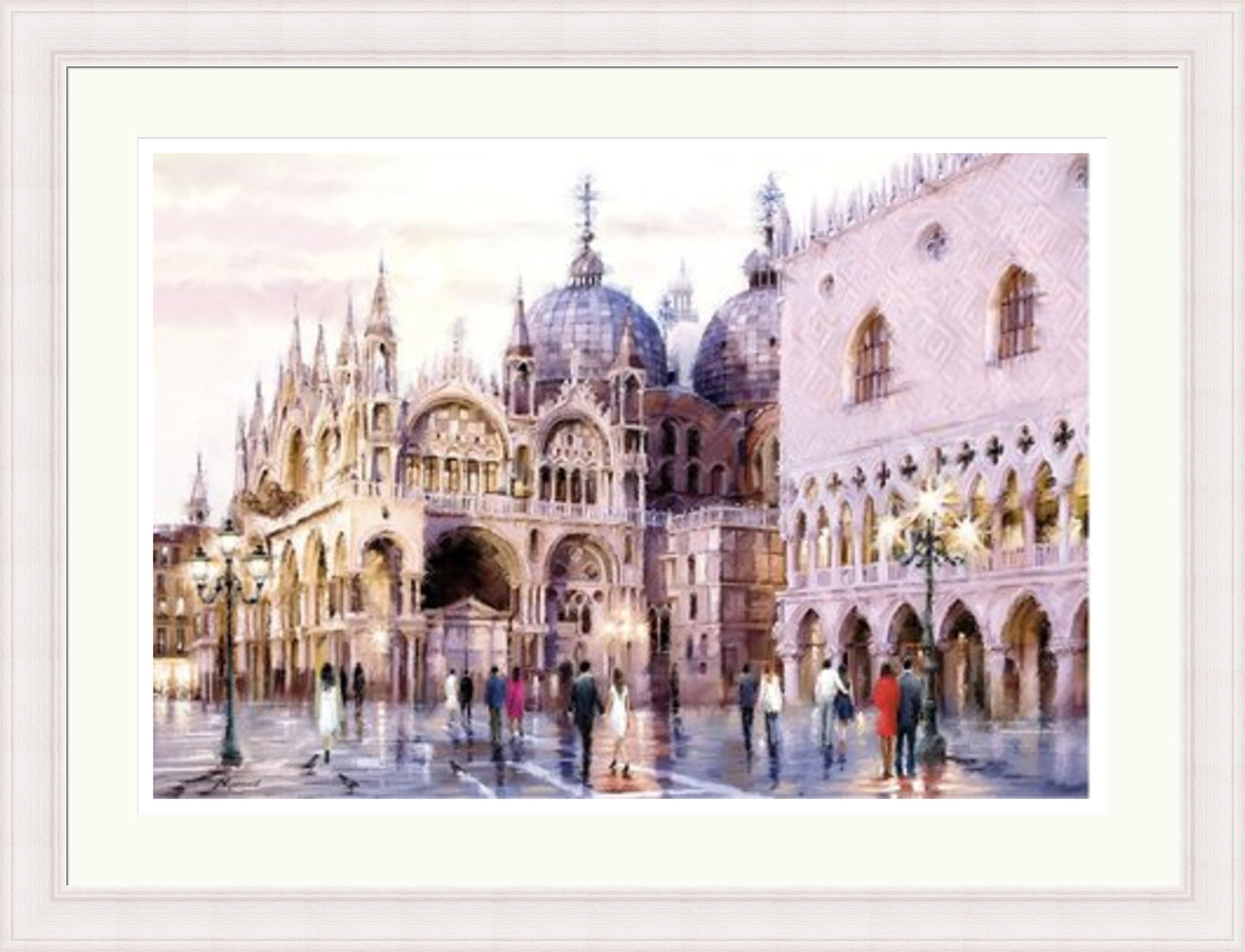 Evening Light on St Mark's Square Venice by Richard MacNeil