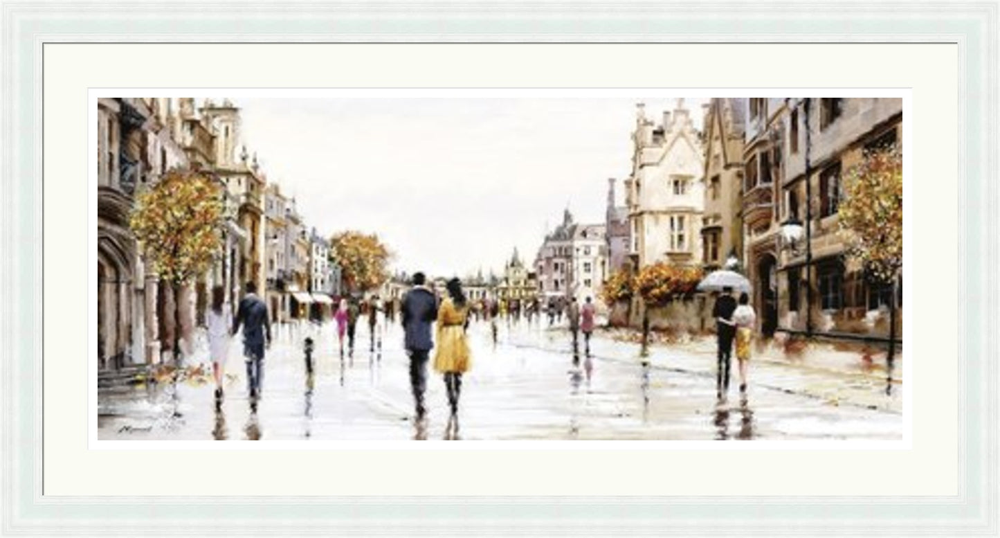 Street After the Rain Paris by Richard Macneil