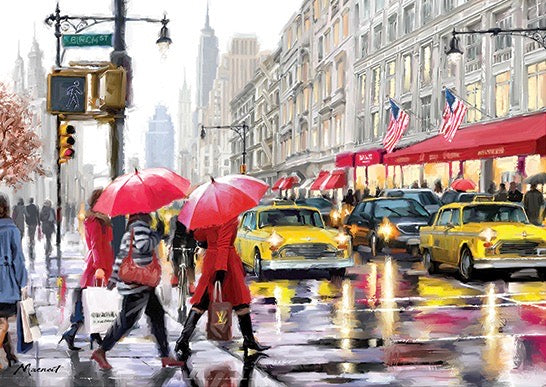 New York Shoppers by Richard MacNeil