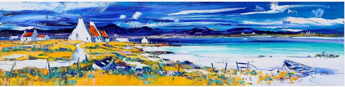 Summer on the Isle of Lewis  Signed Limited Edition) by Jean Feeney