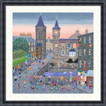 As Evening Draws in, Stockbridge by Lynn Hanley