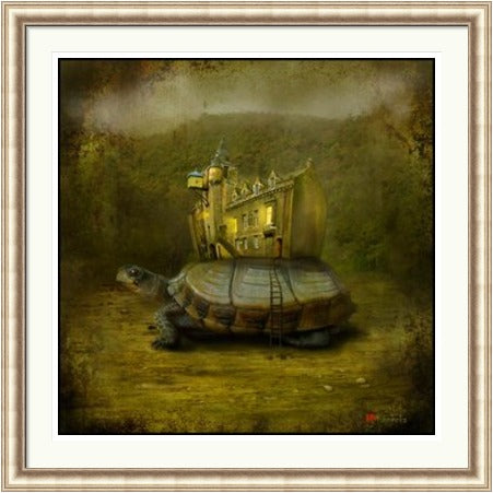Wandering Museum (Canongate Tolbooth Edinburgh) by Matylda Konecka shown as a framed wall art print