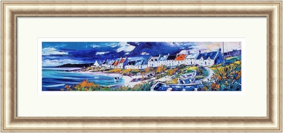 Portnahaven, Isle of Islay Signed Limited Edition) by Jean Feeney