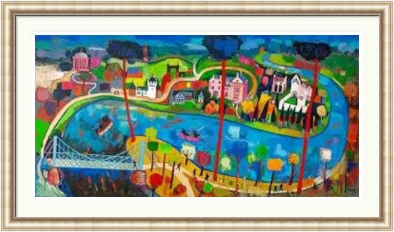 Fishing the Tweed by Rob Hain framed wall art print - alternate product image 19
