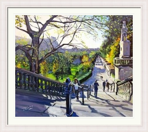 Autumn Afternoon, Princes Street Gardens, Edinburgh by James Somerville Lindsay