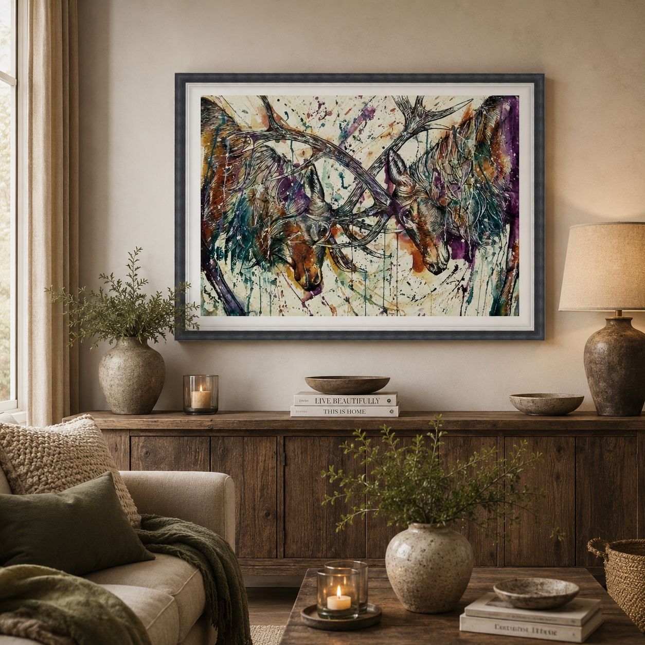 Stag Art Prints