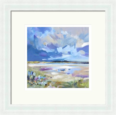 Light over Baleshare, North Uist by Kate Philp