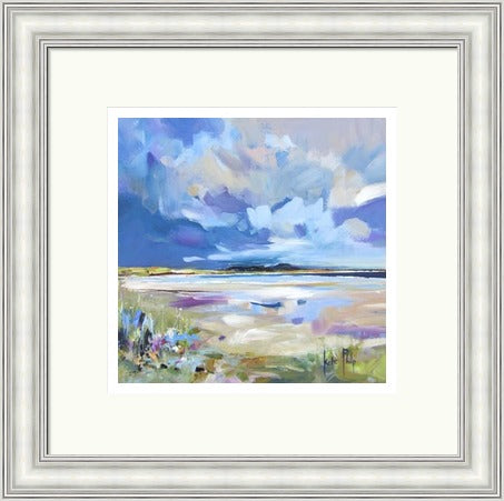 Light over Baleshare, North Uist by Kate Philp