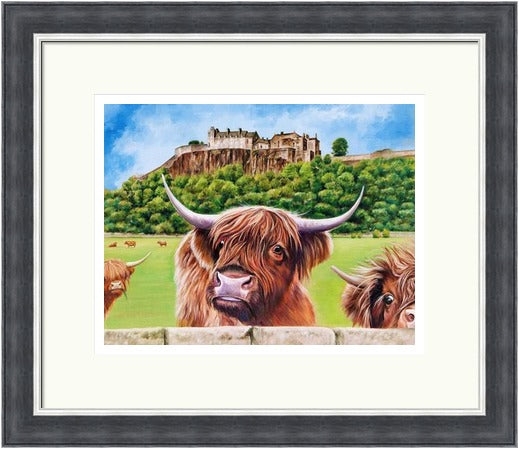 Stirling Castle and Heilan Coos by Scott McGregor