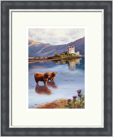 Coos at Eilean Donan by Scott McGregor