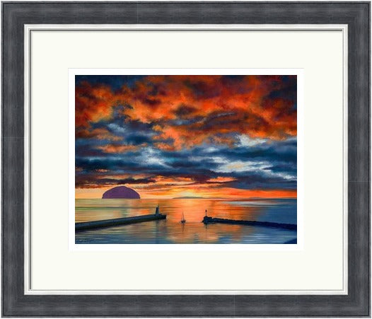 Sundown at Ailsa Craig by Scott McGregor