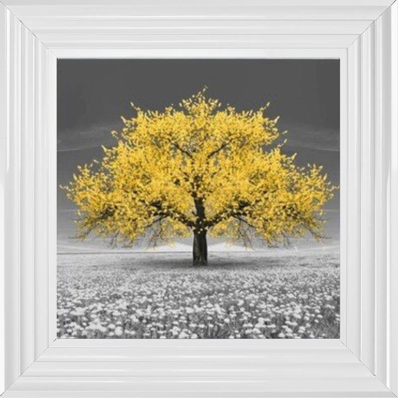 Yellow Cherry Blossom Tree