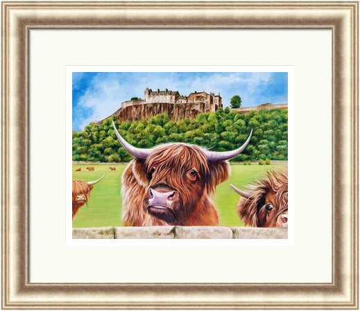 Stirling Castle and Heilan Coos by Scott McGregor
